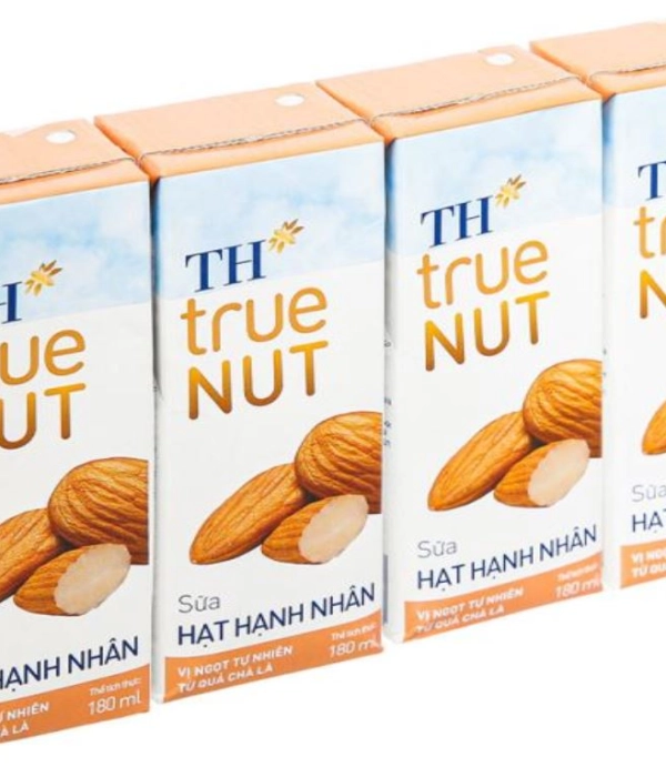 Sữa hạt hạnh nhân TH True Nut hộp 180ml (vỉ 4 hộp x 180ml)