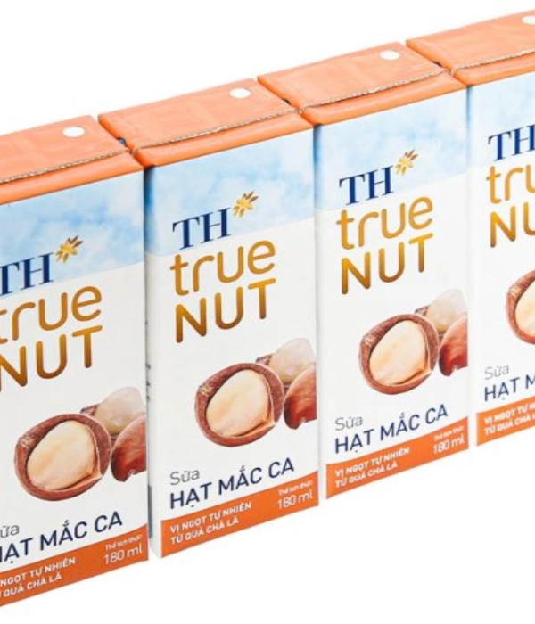 Sữa hạt macca TH True Nut hộp 180ml (vỉ 4 hộp x 180ml)