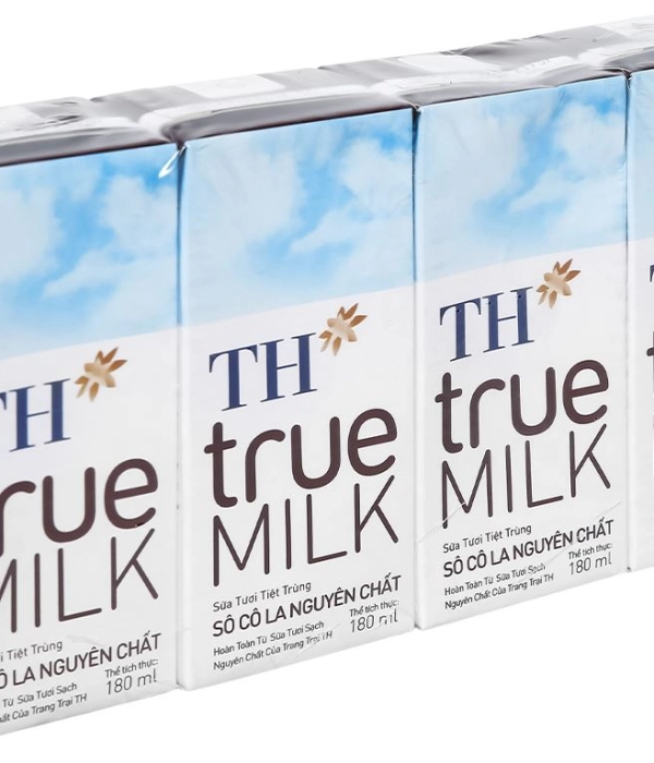 Sữa TH True Milk socola nguyên chất ̣( lốc 4 hộp x 180ml )