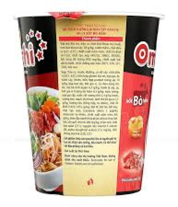 Mì ly omachi xốt bò hầm ( Ly 70g )