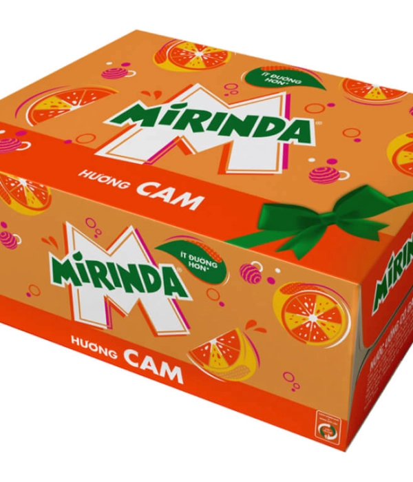 Nước ngọt Mirinda vị cam ( thùng 24 lon x 320ml )