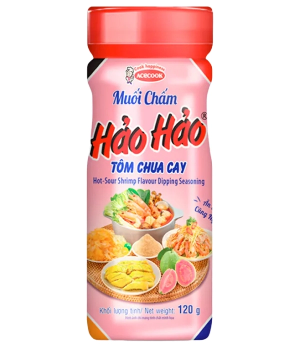  Muối chấm Hảo Hảo tôm chua cay (lọ 120g)