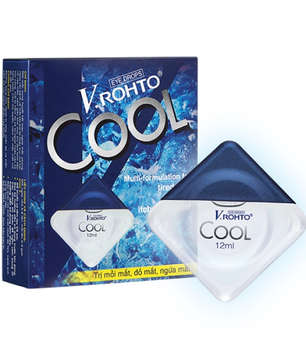 Thuốc nhỏ mắt vrohto Cool (mỏi mắt, xung huyết kết mạc, ngứa mắt, ngừa các bệnh về mắt)