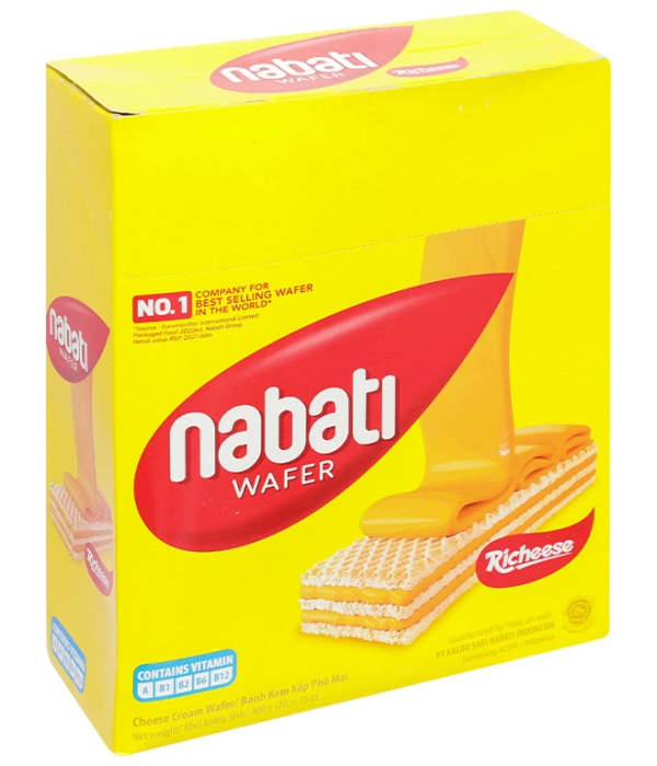 Bánh Kem Xốp Phô Mai Nabati 300g ( hộp )