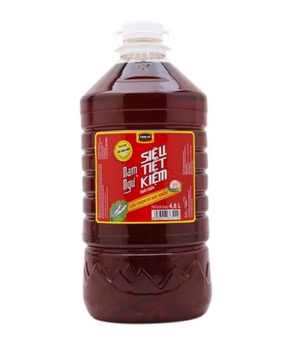Nước mắm Nam Ngư Chin-Su siêu tiết kiệm (can 4,8l)