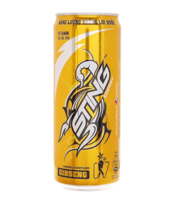 Nước tăng lực Sting nhân sâm (lon 320ml)