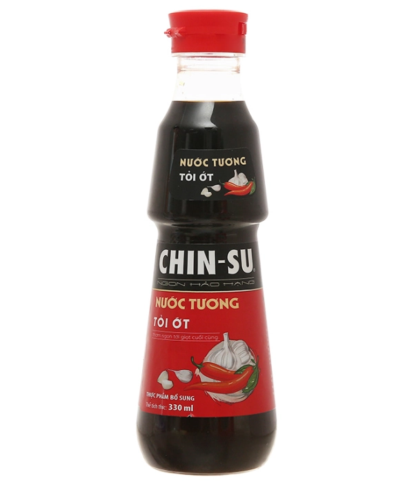 Nước Tương Chin Su Tỏi ớt 330ml