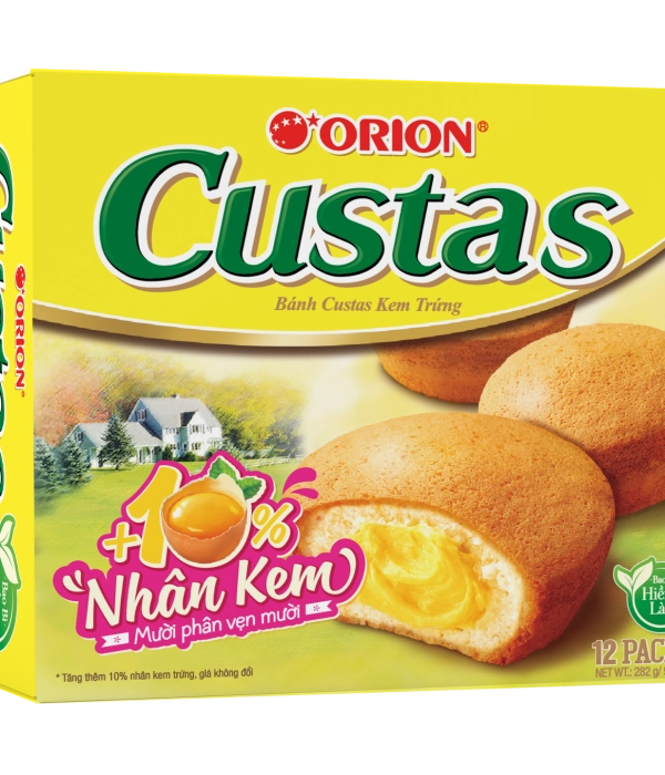 Bánh Orion Custard (hộp x 12 cái )