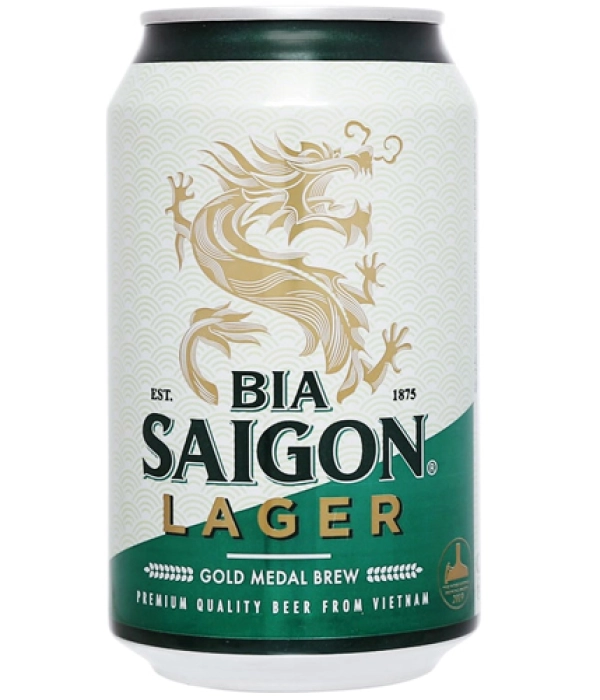 Bia Sài Gòn Lager (lon 330ml)