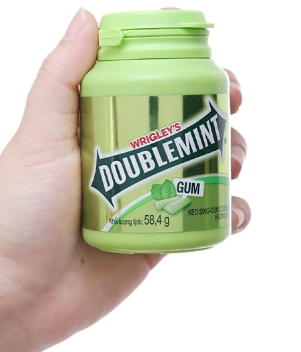 Kẹo Gum Doublemint Hương Bạc Hà Hũ 40 Viên