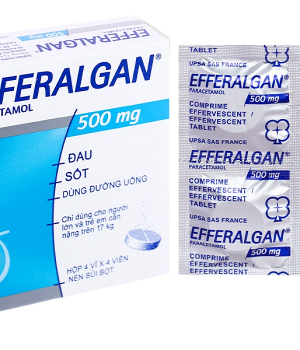 Thuốc EFFERALGAN (vỉ 4 viên x 500mg)