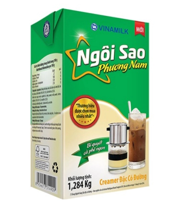Sữa đặc Ngôi Sao Phương Nam Vinamilk (túi 1.284kg)