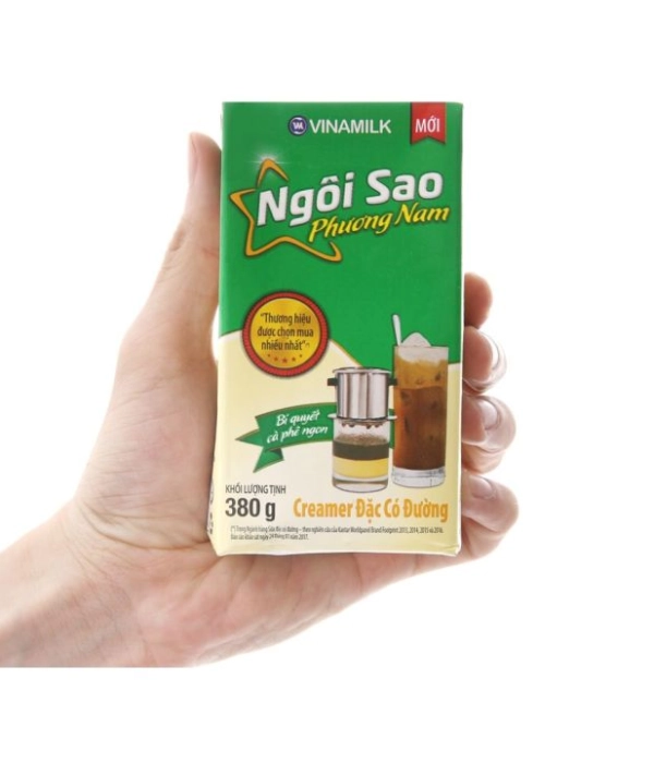 Sữa đặc ngôi sao Phương nNam hộp giấy 380g