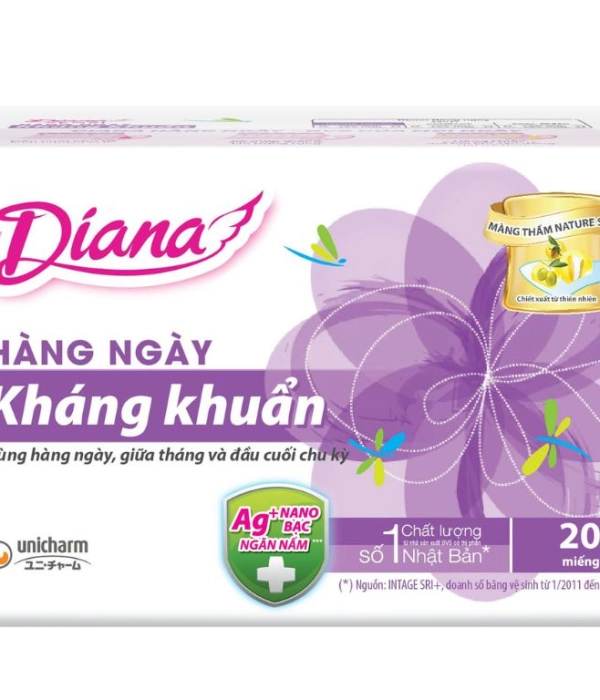 Bvs Dianna hàng ngày kháng khuẩn gói 20 miếng (GÓI)