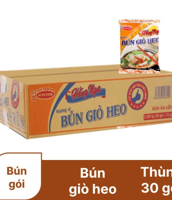 Bún giò heo Hằng Nga (thùng 30 gói x 75g)