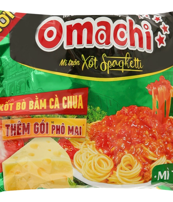 Mì trộn khoai tây sốt spaghetti Omachi (gói 91g)