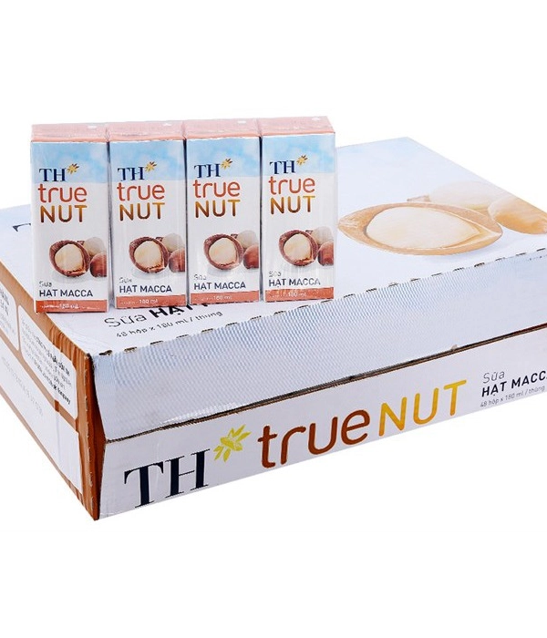 Sữa hạt macca TH true nut hộp 180ml (thùng 48 hộp x 180ml)