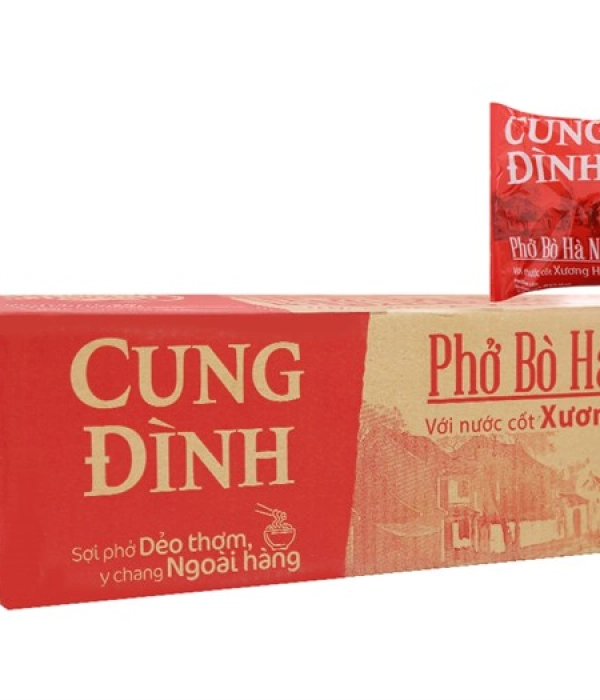 Phở bò Cung Đình Hà Nội (thùng 30 gói x 68g)