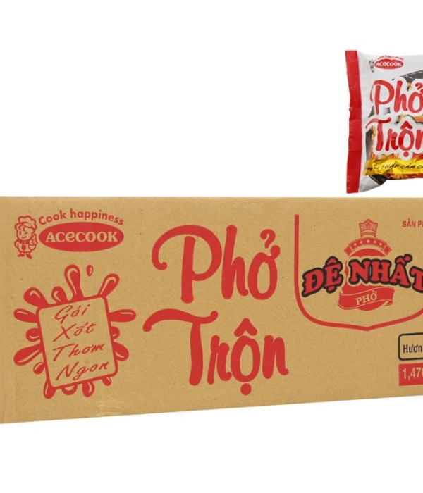 Phở trộn Đệ nhất thập cẩm Acecook ( thùng 18 gói x 82g )