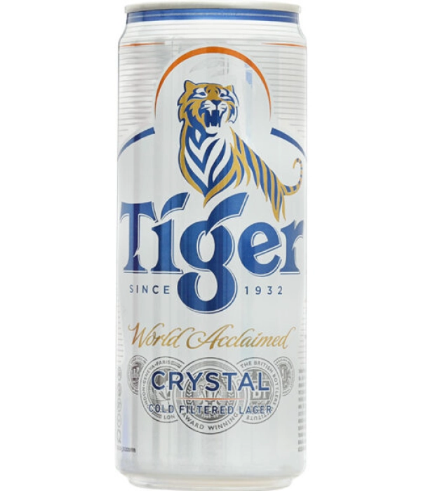 Bia Tiger bạc lon 330ml