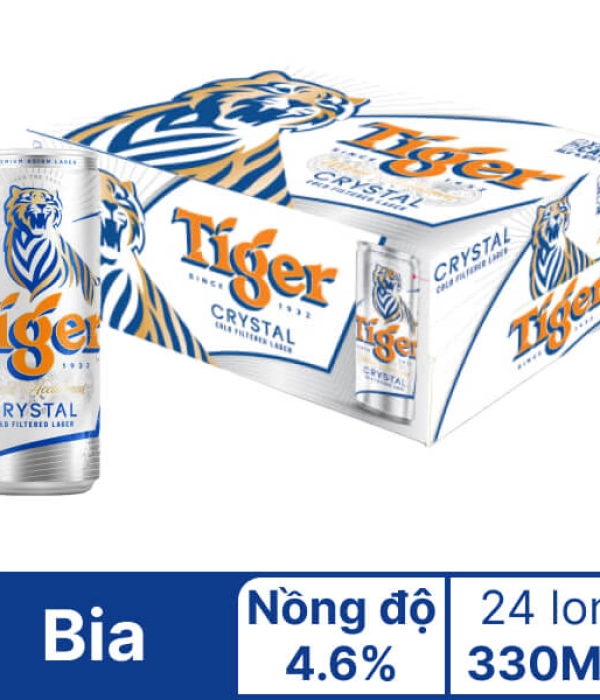 Bia Tiger bạc (thùng 24lon *330ml)